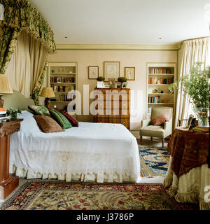 Edwardian Schlafzimmer. Stockfoto