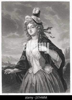 Charlotte von Lengefeld Fleischmann Stockfoto