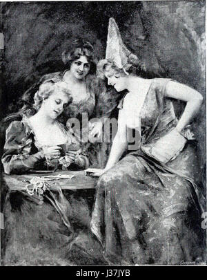 Dieser Titel bezieht sich auf das Werk von Consuelo Fould, wahrscheinlich einem französischen Künstler oder Schriftsteller, mit einer kreativen Auseinandersetzung oder Darstellung des Themas 'Deux contre une'â€', das übersetzt 'zwei gegen eins' bedeutet. Stockfoto