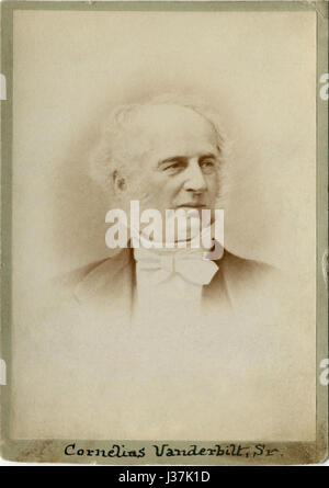 Cornelius Vanderbilt Kabinett Karte Stockfoto