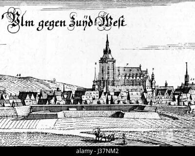 Dieses Bild ist Teil einer Sammlung mit dem Titel „de Merian Sueviae“, die detaillierte Darstellungen von Flora und Fauna aus der Region Schwaben (Suevia) in Deutschland zeigt. Die abgeschnittene Version hebt wahrscheinlich einen bestimmten Teil der Illustration hervor, wobei der Schwerpunkt auf den natürlichen Elementen und der regionalen Artenvielfalt der damaligen Zeit liegt. Stockfoto