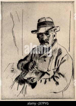 Dieser deutsche Titel bezieht sich auf ein Selbstporträt, wahrscheinlich aus dem antiken oder klassischen Griechenland, das möglicherweise mit korinthischer Kultur oder Kunst zusammenhängt. Der Begriff „Strohhut“ bedeutet „Strohhut“, was darauf hinweist, dass das Motiv in einer solchen Kleidung abgebildet sein könnte. Stockfoto