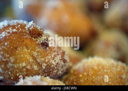 Hausgemachte frittierte Krapfen Stockfoto