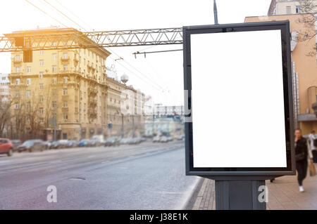 Leer leer Plakatwand, Plakat, mock-up, Street, für Ihr Logo, Produkt, Design,