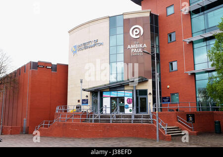 Die Gebäude der Universität Wolverhampton West Midlands UK Ambika Paul Stockfoto