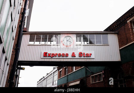 Express und Stern Zeitungsredaktionen und Hauptsitz in Wolverhampton West Midlands UK Stockfoto