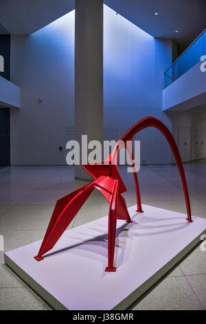 Alexander Calder-Modell für "Flamingo" Chicago Art Institute USA Stockfoto