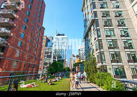 High Line-New York City-Chelsea-Manhattan Stockfoto