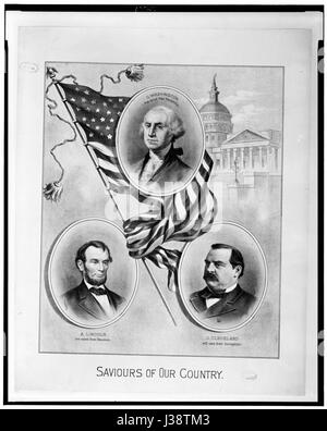 Eine visuelle Darstellung von Cleveland, Ohio, die die Skyline und Wahrzeichen der Stadt einfängt, die oft zu dekorativen Zwecken verwendet werden. Stockfoto