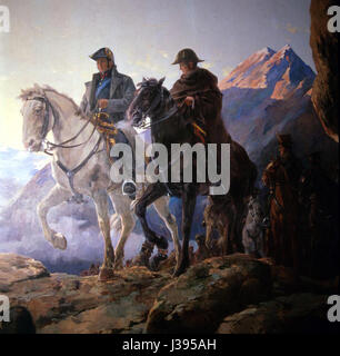 Cruce de los Andes bezieht sich auf das historische Ereignis, als General JosÃ de San MartÃ­n während des argentinischen Unabhängigkeitskrieges seine Armee über die Anden führte. Diese schwierige Reise war entscheidend für die Unabhängigkeit Argentiniens und anderer südamerikanischer Nationen von der spanischen Kolonialherrschaft. Stockfoto