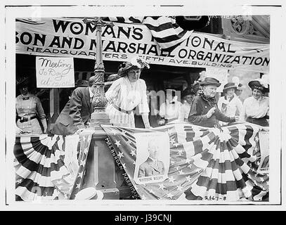 Daisy Harriman auf demokratische Kundgebung am Union Square Stockfoto