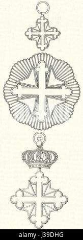 De Orde van Sint Mauritius de Sint Lazarus Stockfoto