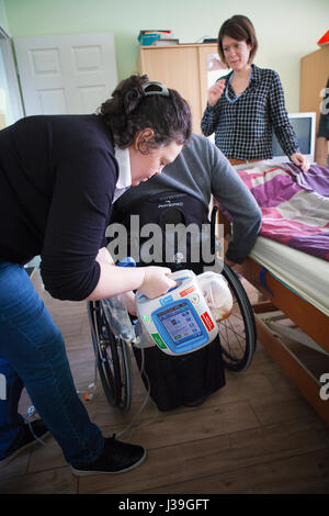 HOME-KRANKENHAUS Stockfoto