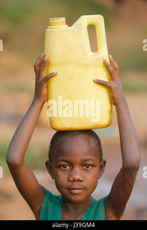 Bezaubernde Wasser im Mulago, Kampala. Stockfoto