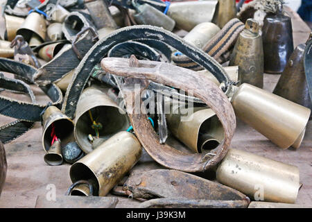 Satz des Glockenspiels Stockfoto