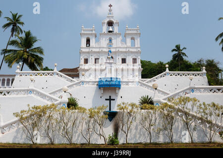 Indien, Goa, Kirche der Maria Unbefleckte Empfängnis in Panaji Stockfoto