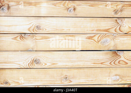 Natürlichen Beige Holz Hintergrund aus mehreren groben Brettern Stockfoto