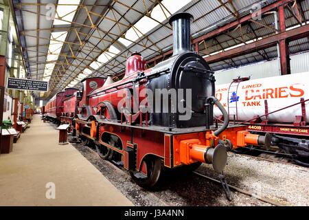 Eisenbahnmuseum Stockfoto