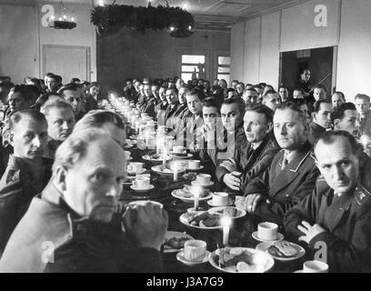 Deutsche Soldaten in Andernach, 1956 Stockfoto