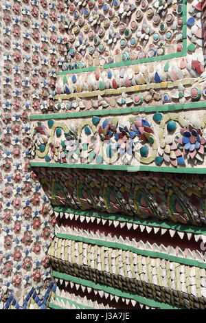 Im Inneren der Wat Phra Kaeo in Bangkok (Thailand). Stockfoto
