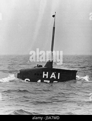 "U-Boot"Hai '' Tauchgänge, 1959" Stockfoto