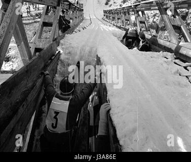 Vier-Schanzen-Tournee 1963/64: einzelnes Ereignis in Garmisch-Partenkirchen, 1964 Stockfoto