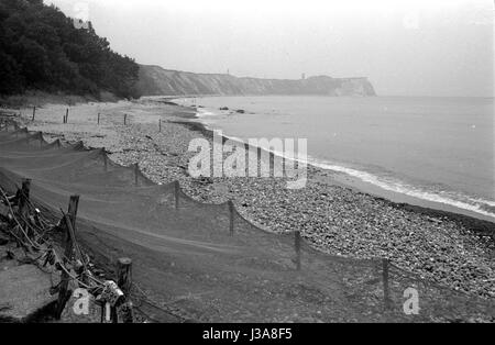 Die Fischerei Dorf Vitt auf der Insel Rügen, 1963 Stockfoto