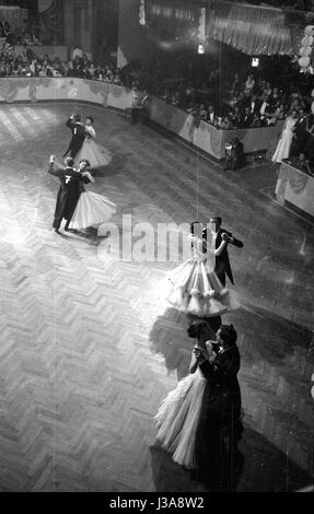 Internationale Tanz-Wettbewerb in München, 1952 Stockfoto