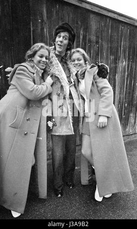 Ilja Richter und die Koenig Zwillinge, 1970 Stockfoto