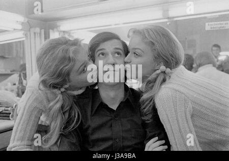 Ilja Richter und die Koenig Zwillinge, 1970 Stockfoto