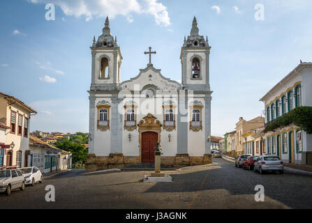 Nossa Senhora do Rosario Church - Sao Joao Del Rei, Minas Gerais, Brasilien Stockfoto