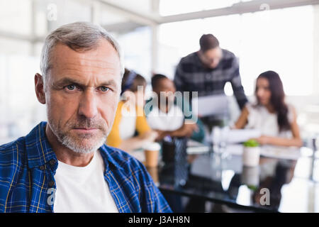 Porträt von Ernst Kaufmann bei Kreativbüro Stockfoto