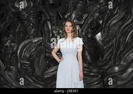 London, UK. 4. Mai 2017. Dakota Blue Richards besucht die World Premiere von ALIEN Bund. London, UK. 05.04.2017 | Nutzung weltweit Credit: Dpa/Alamy Live-Nachrichten Stockfoto