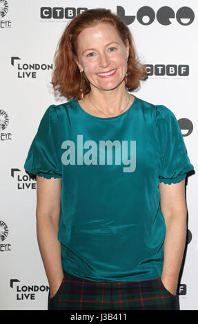 London, UK. 4. Mai 2017. Geraldine Somerville am 6. LOCO London Comedy Film Festival - The UK-Premiere von The Hippopotamus am BFI Southbank, London auf Kredit kann 4. 2017: KEITH MAYHEW/Alamy Live News Stockfoto