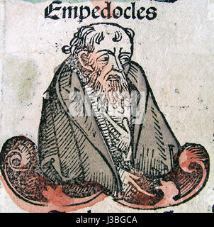 „Empedocles 2 size“ bezieht sich wahrscheinlich auf ein Werk oder eine Darstellung des antiken Philosophen Empedocles und betont seine Beiträge zur frühen Philosophie, insbesondere seine Theorien über die Elemente. Die Größe „2“ kann verschiedene Interpretationen oder Darstellungen von Empedocles Ideen oder Bildern vorschlagen. Stockfoto