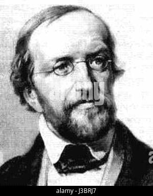 Johann Peter Gustav Lejeune Dirichlet war ein deutscher Mathematiker, der für seine Beiträge zur Zahlentheorie und -Analyse bekannt war. Er ist bekannt für die Formulierung der Dirichlet-Bedingungen in der Fourier-Reihe und das Dirichlet-Prinzip in der Kalkulation. Stockfoto