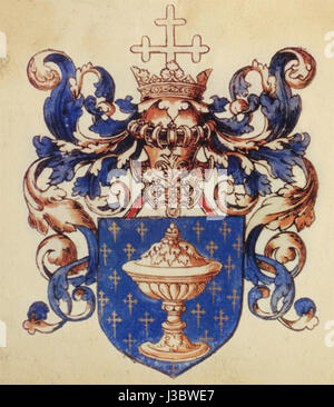 Escudo Reino de galicia Stockfoto