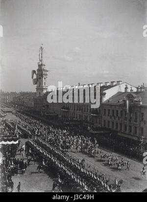 Elizaveta Fedorovna Ankunft in Peterburg mit S.Levitskiy (1884) Stockfoto