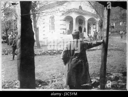 Entante Truppen im Krstoar Kloster in 1917 01 Stockfoto