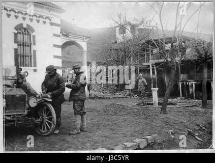 Entante Truppen im Krstoar Kloster in 1917-03 Stockfoto