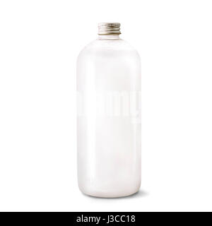 Große Flasche. Mock-Up Vorlage Stockfoto