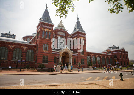 Smithsonian Institution Arts and Industries Building - Washington, DC USA Stockfoto