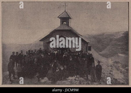 Einweihung der Dachsteinkapelle 1914-09-01 Stockfoto