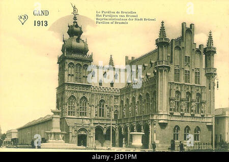 Weltausstellung 1913 8 Gand Stockfoto