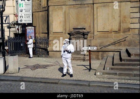 Tschechische Republik. Prag. 2015. Bootsfahrten in Prag Stockfoto