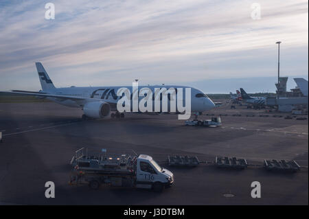 Finnland. Helsinki. 2016. Flughafen Stockfoto