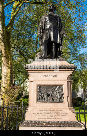 Denkmal für Franklin-Expedition, Waterloo Place, London, England, Großbritannien Stockfoto