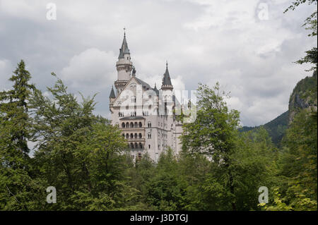 Deutschland. Bayern. 2016. Schloss Neuschwanstein Stockfoto