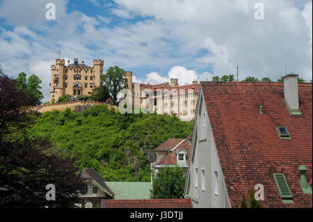 Deutschland. Bayern. 2016. Hohenschwangau Schloss Stockfoto