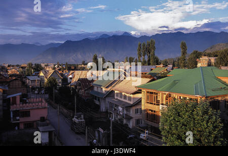 Srinagar, Jammu und Kaschmir, Indien, 2010, eine Ansicht von Srinagar Stockfoto